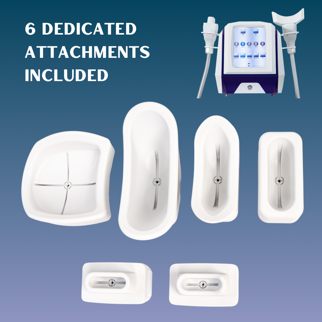 Diamond Ice Fat Removal Machine with 6 Medical Grade Applicators